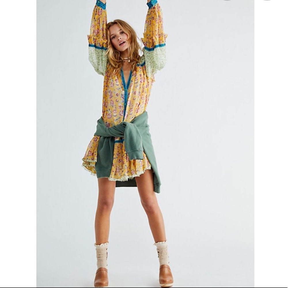 NWT Free People Rosebud Mini Dress
